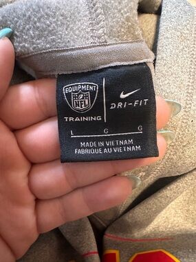 Nike Gray Dri-FIT NFL Cheifs Hoodie